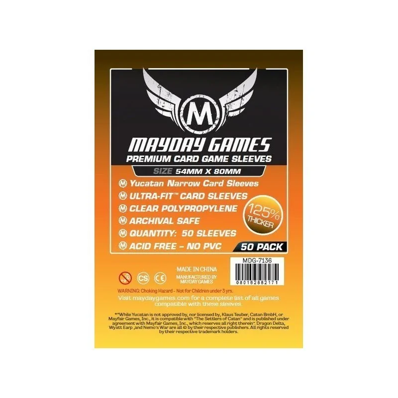 Comprar [7136] Mayday Games Premium Yucatan Narrow Card Game Sleeves (