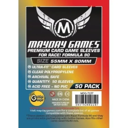 Comprar [7137] Mayday Games Premium Race! Formula 90 Card Sleeves (Pac