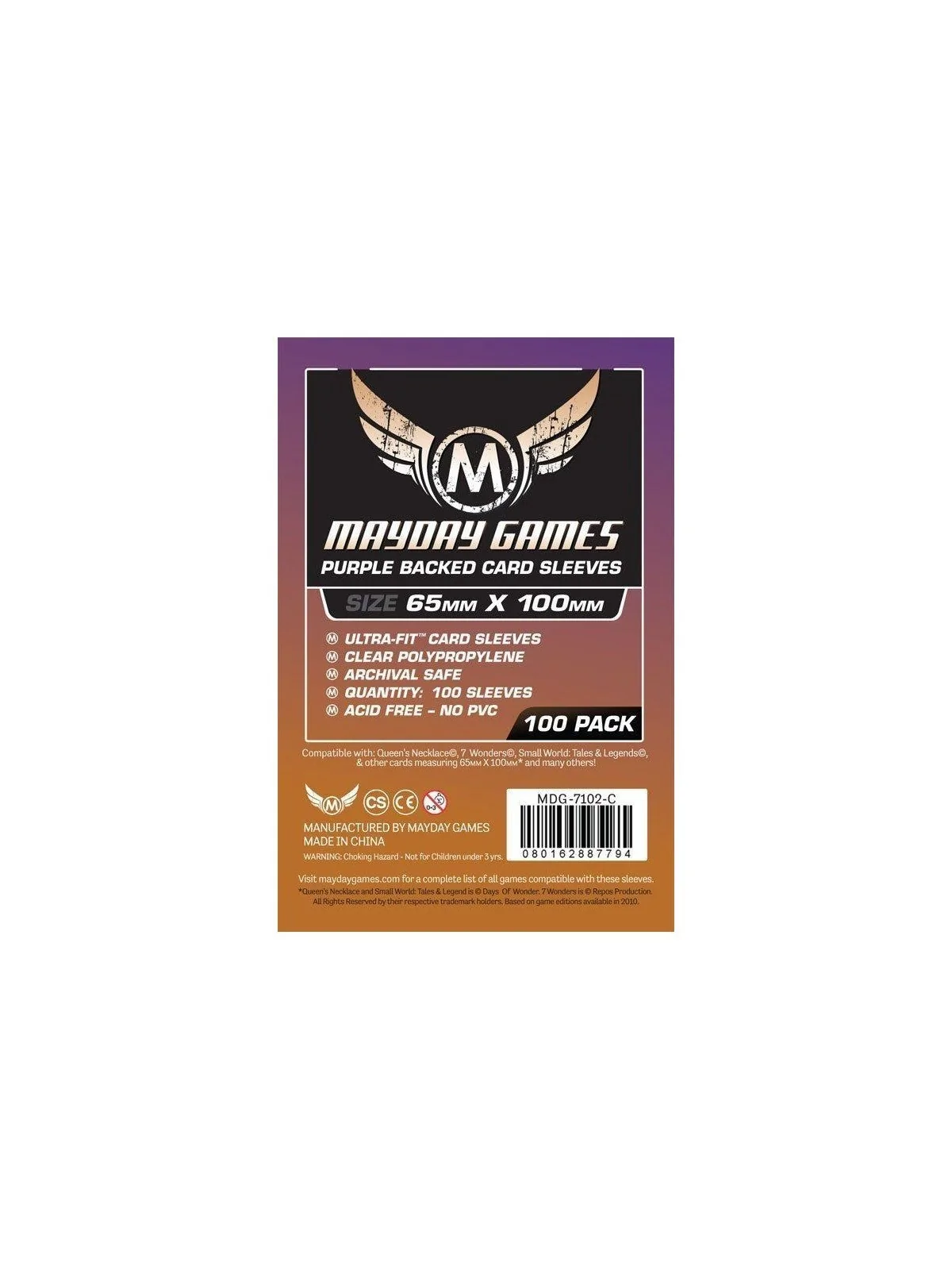Comprar [7102C] Mayday Games Magnum Ultra-Fit 7 Wonders Purple Backed 