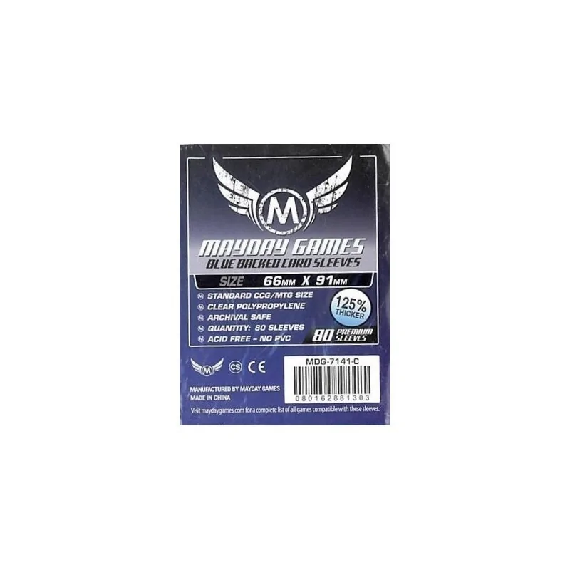 Comprar [7141C] Mayday Games Card Game Sleeves Blue Backed (Pack of 80