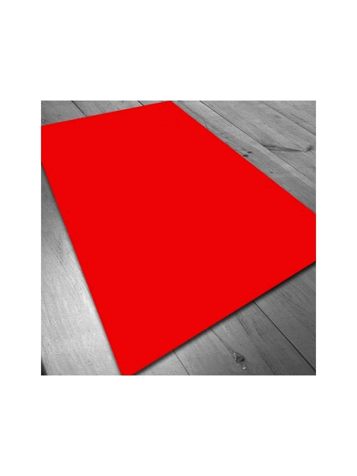 Compra Tapete de Neopreno 140x80cm - Rojo Liso de Maldito Games al mej