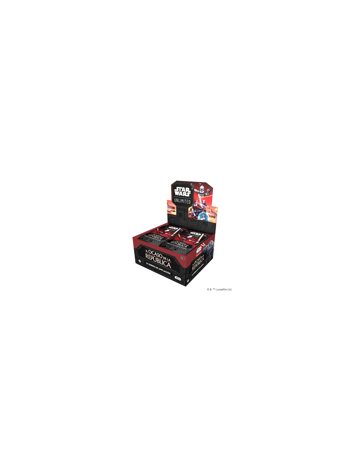 Compra Star Wars Unlimited: El Ocaso de la República Case Booster Box 