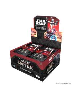 Compra Star Wars Unlimited: El Ocaso de la República Booster Box de 24