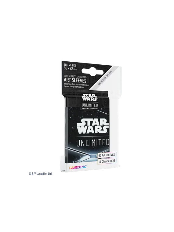 Comprar Star Wars Unlimited:Art Sleeves Card Back Black [PREVENTA] bar