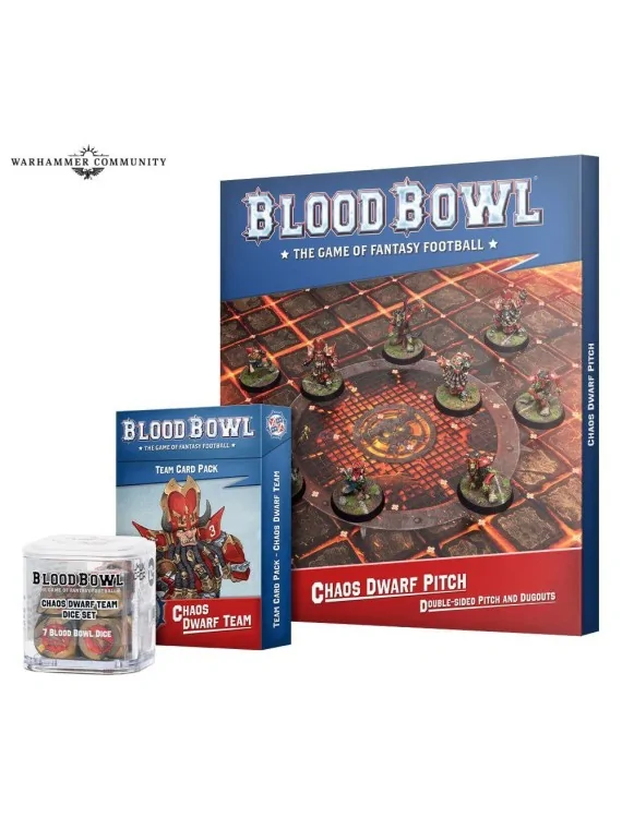 Comprar Blood Bowl: Set de Dados Chaos Dwarf (202-50) barato al mejor 