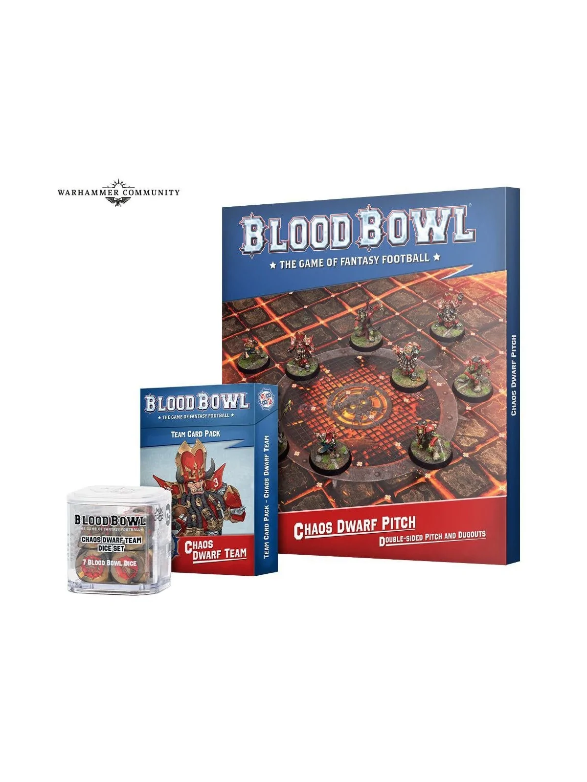 Compra Blood Bowl: Set de Dados Chaos Dwarf (202-50) de Games Workshop