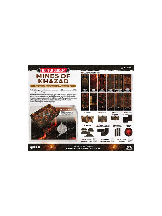 Compra Tenfold Dungeon: Mines of Khazad de Battlefront Miniatures al m