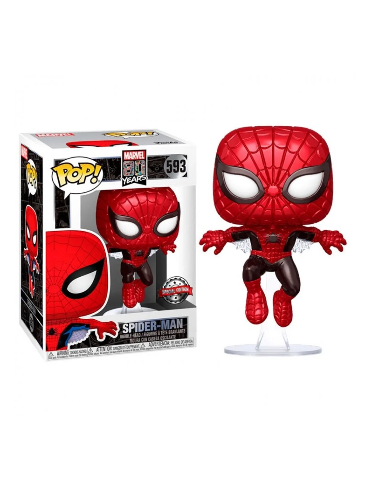 Comprar Funko POP! Marvel 80th First Appearance: Spider-Man (593) bara