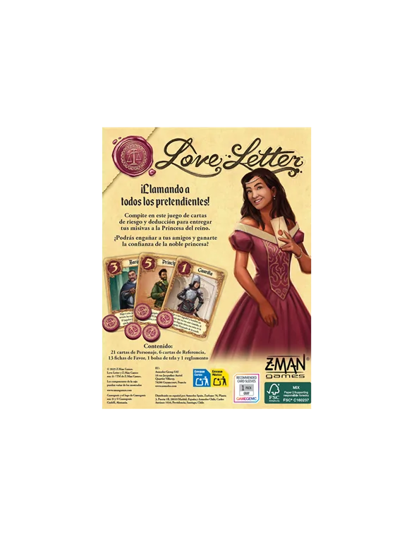 Compra Love Letter de Juegos al mejor precio (14,99 €)