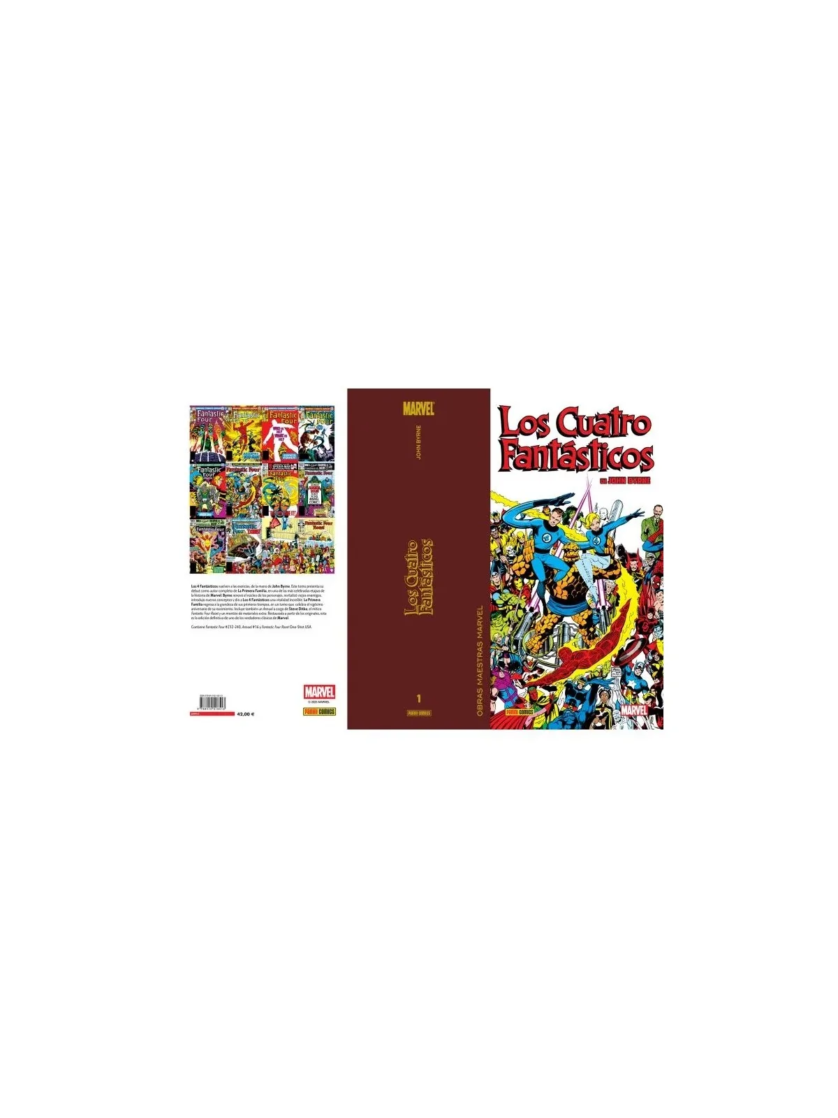 Comprar Obras Maestras Marvel: Los Cuatro Fantásticos de John Byrne 01