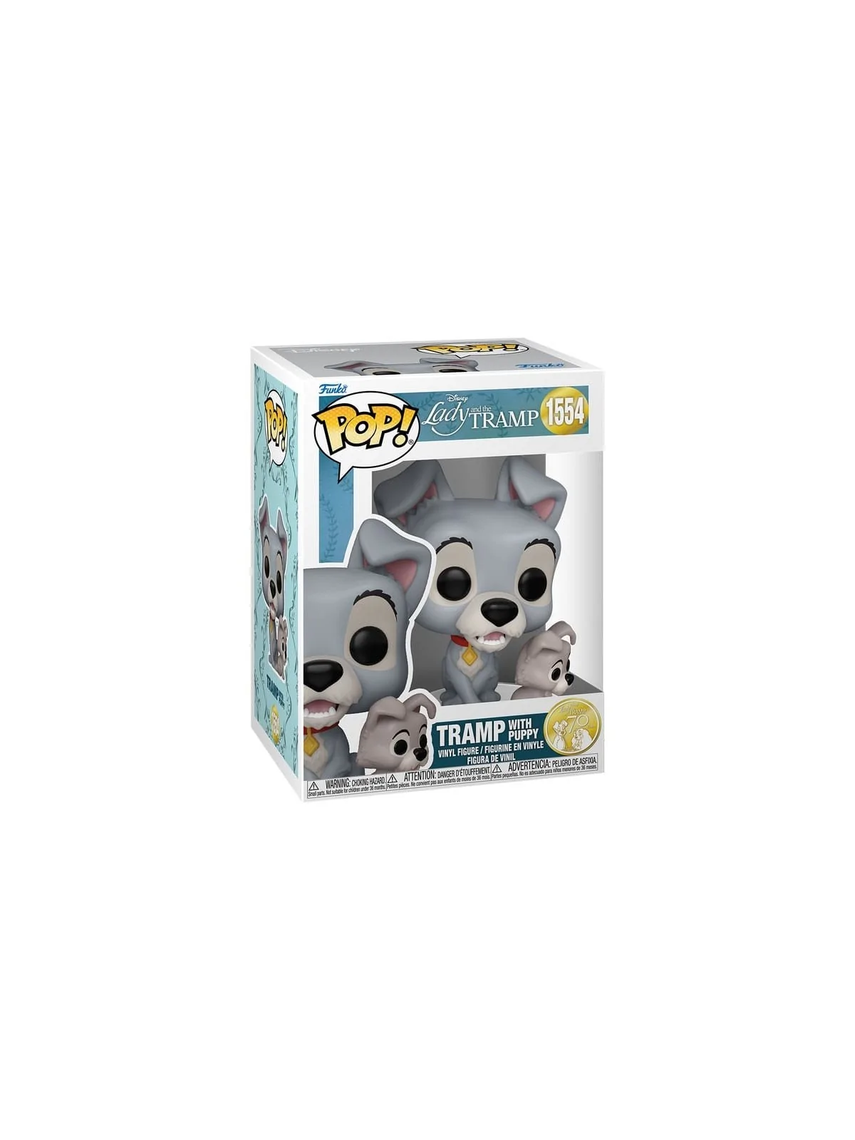 Comprar Funko POP! Disney La Dama y el Vagabundo: Tramp with Puppy (15