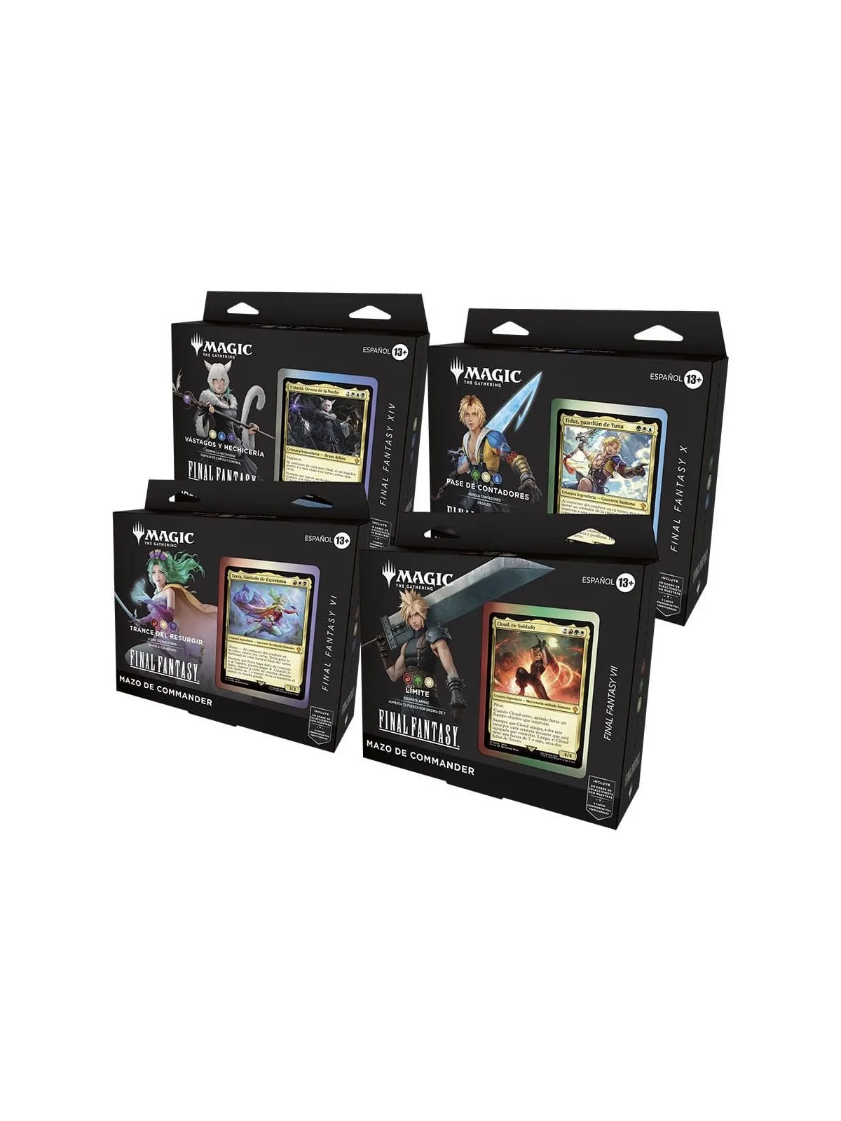 Comprar Magic the Gathering: Final Fantasy Mazo de Commander - Packs 4