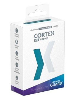 Ultimate Guard Cortex Sleeves Tamaño Estándar Gasolina Azul (100) de Ultimate Guard en Fundas | La Cueva Roja