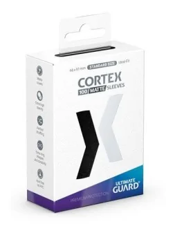 Compra Ultimate Guard Cortex Sleeves Tamaño Estándar Negro Mate (100) 