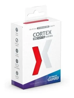 Compra Ultimate Guard Cortex Sleeves Tamaño Estándar Rojo Mate (100) d
