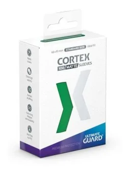 Compra Ultimate Guard Cortex Sleeves Tamaño Estándar Verde Mate (100) 