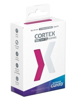 Ultimate Guard Cortex Sleeves Tamaño Estándar Matte Pink (100) de Ultimate Guard en Fundas | La Cueva Roja