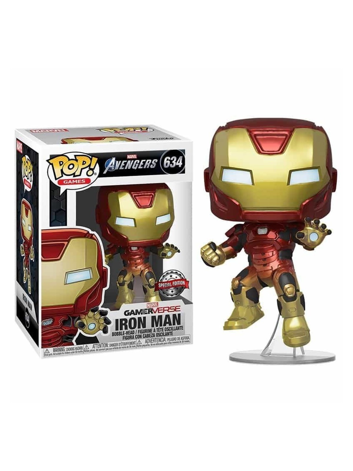 Compra Funko POP! Marvel: Gamerverse - Iron Man (634) de Funko al mejo