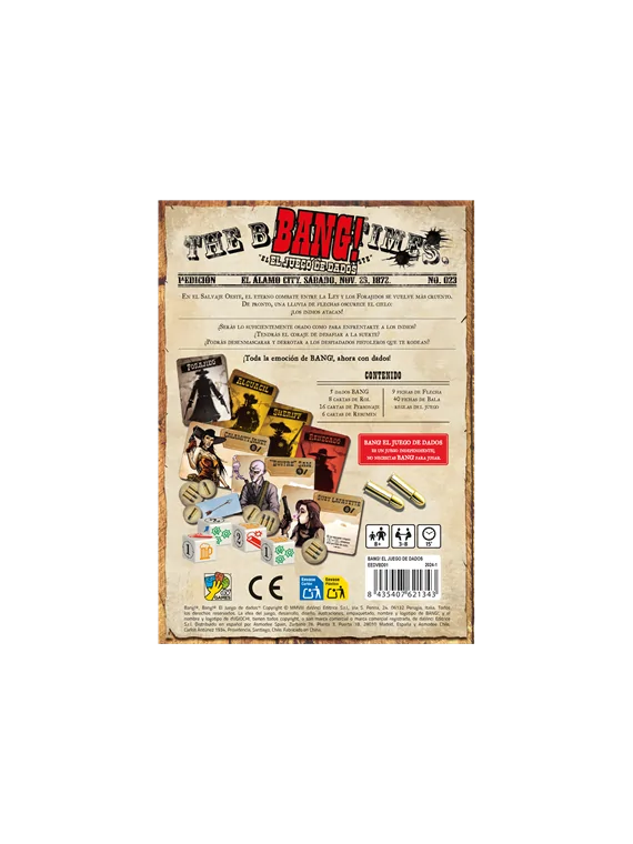 Compra Bang! El Juego de Dados de dV Giochi al mejor precio (19,79 €)