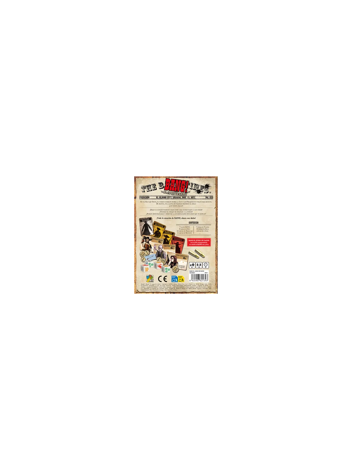 Compra Bang! El Juego de Dados de dV Giochi al mejor precio (19,79 €)