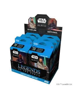Compra Star Wars Unlimited: Legends of the Force Spotlight Decks (6) (