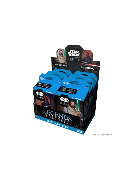 Compra Star Wars Unlimited: Legends of the Force Spotlight Decks (6) (