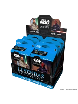 Compra Star Wars Unlimited: Leyendas de la Fuerza Mazos de Muestra (6)