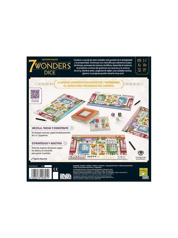 Compra 7 Wonders Dice de Repos Production al mejor precio (29,99 €)