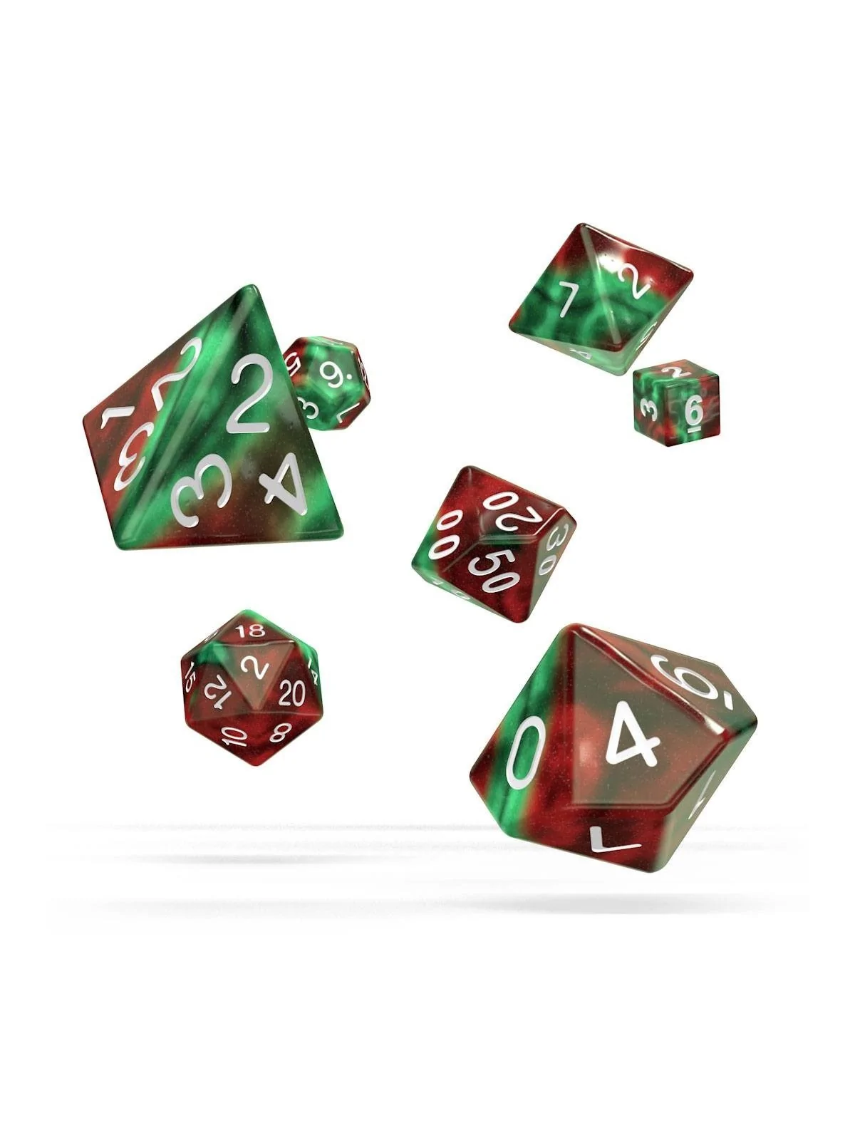 Compra Oakie Doakie Dice Dados RPG-Set Gemidice: Bloody Jungle (7) de 