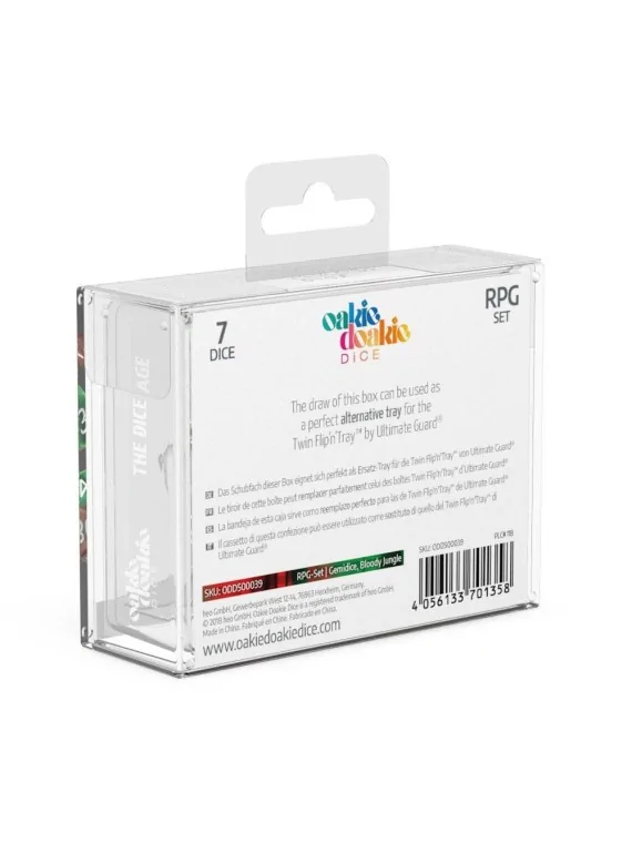 Compra Oakie Doakie Dice Dados RPG-Set Gemidice: Bloody Jungle (7) de 