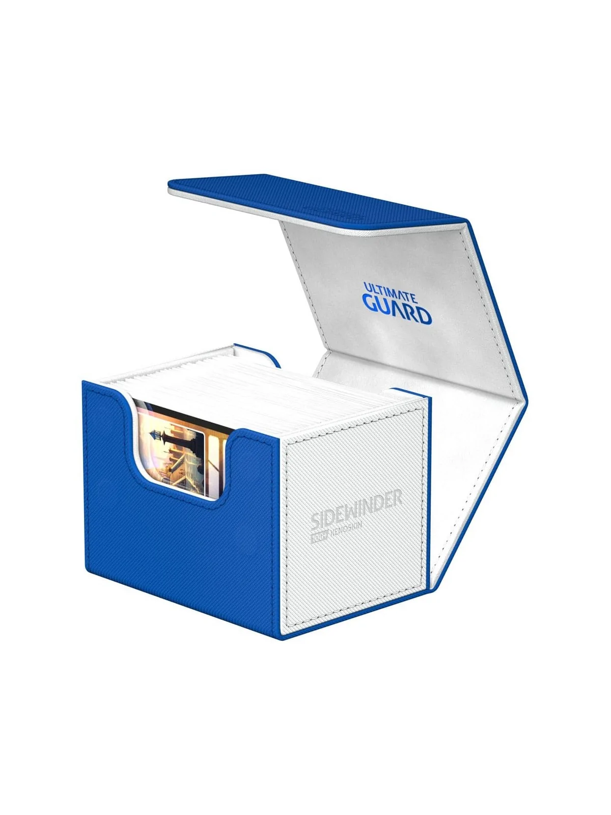 Compra Ultimate Guard Sidewinder 100+ XenoSkin SYNERGY Azul/Blanco de 