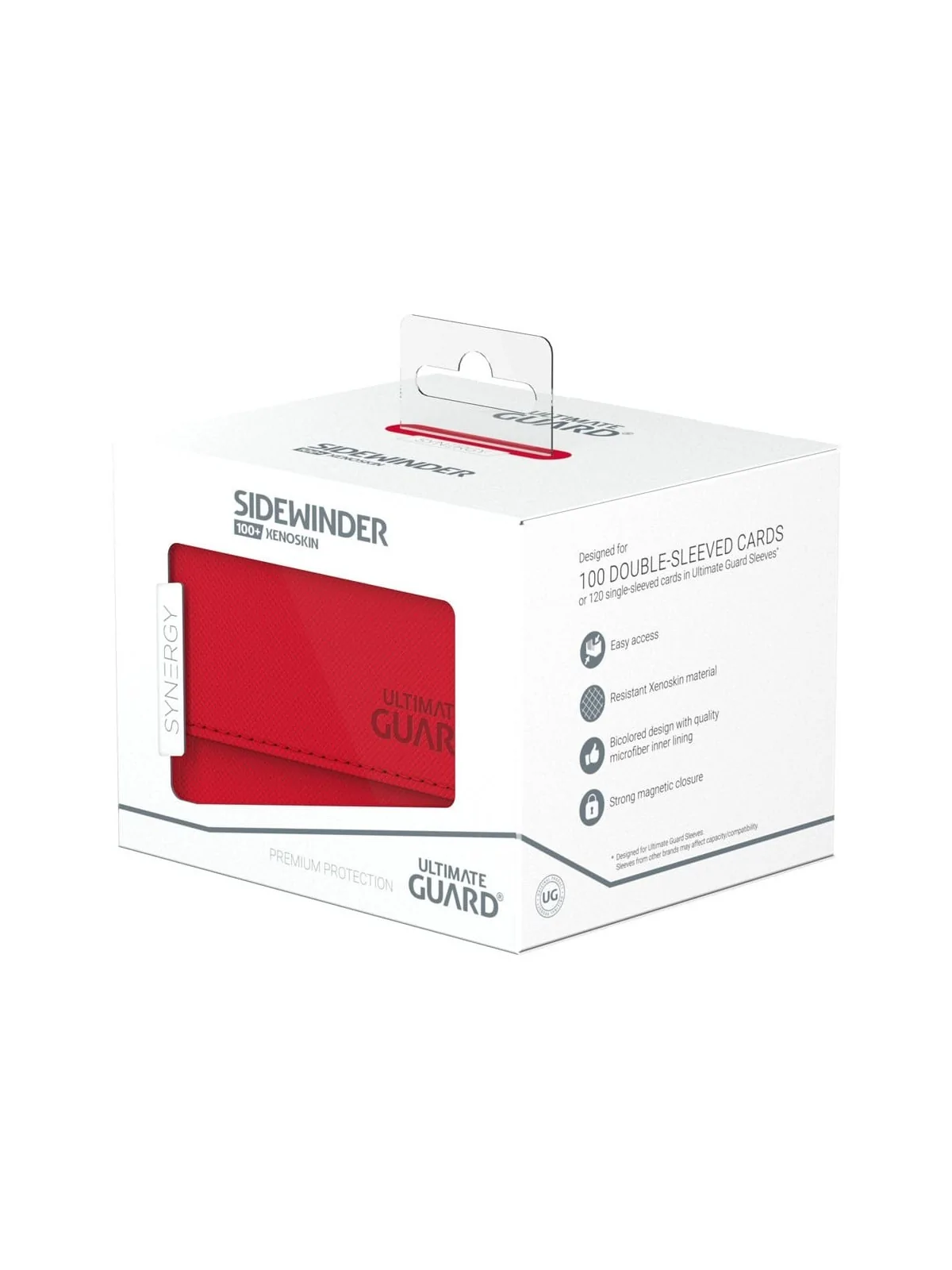 Compra Ultimate Guard Sidewinder 100+ XenoSkin SYNERGY Rojo/Blanco de 