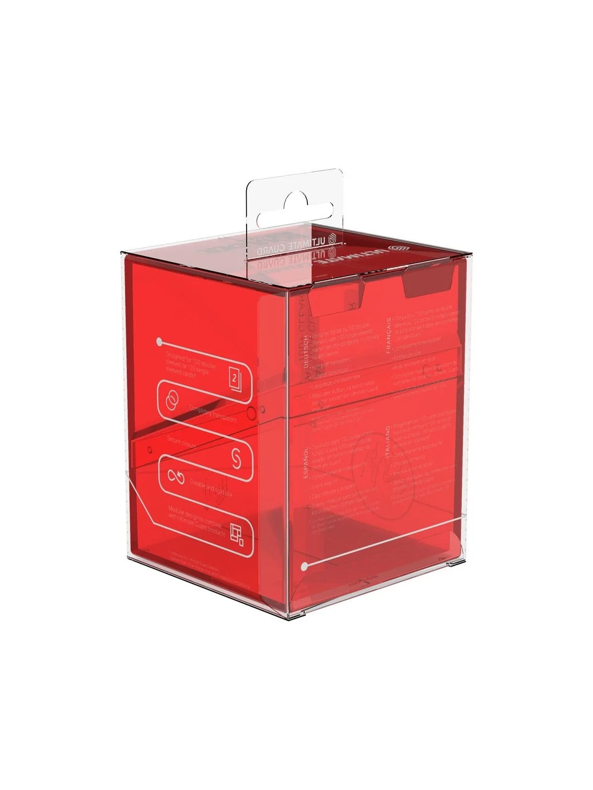 Compra Ultimate Guard Boulder 100+ Clear - Ruby de Ultimate Guard al m
