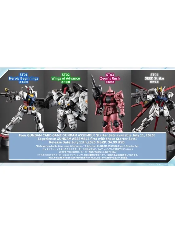 Compra Gundam Card Game: ST06 Starter Deck (1) EN de Bandai al mejor p
