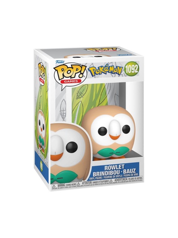 Compra Funko POP! Pokemon: Rowlet (1092) de Funko al mejor precio (15,