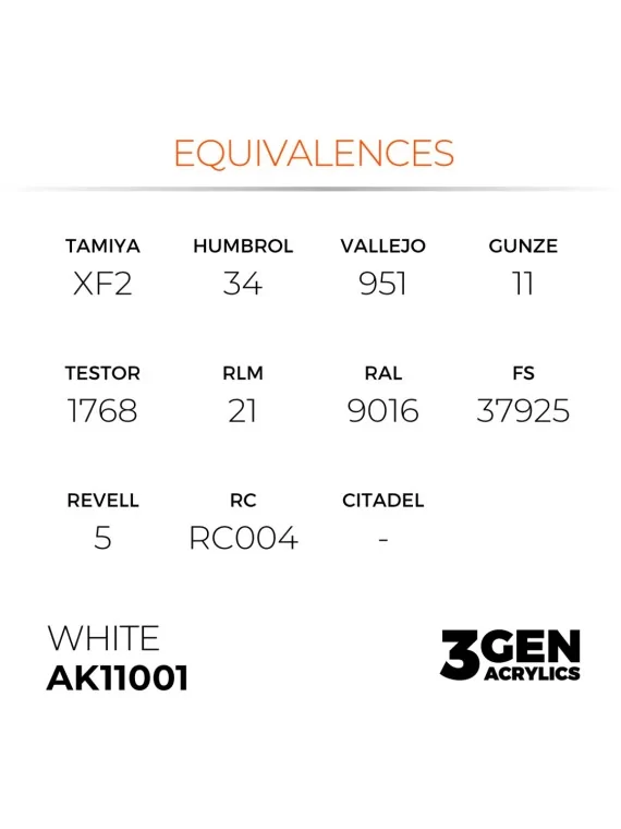 Compra White Intense 3 Gen 17 ml (AK11001) de AK Interactive al mejor 
