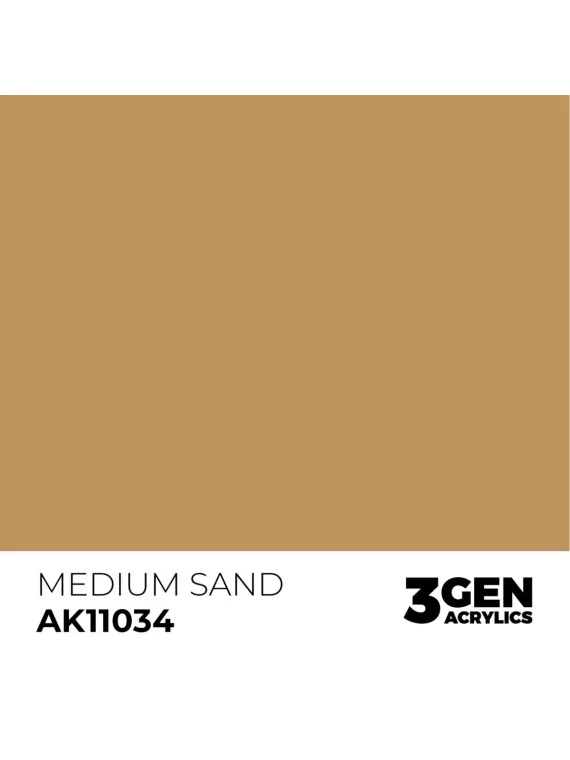 Compra Medium Sand 3 Gen 17 ml (AK11034) de AK Interactive al mejor pr