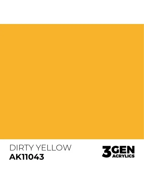 Compra Dirty Yellow 3 Gen 17 ml (AK11043) de AK Interactive al mejor p