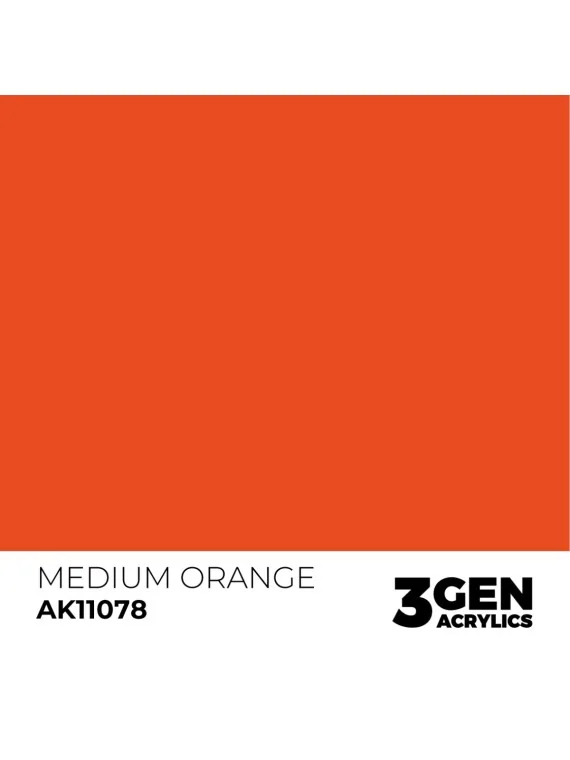 Compra Medium Orange 3 Gen 17 ml (AK11078) de AK Interactive al mejor 