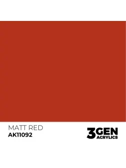 Compra Matt Red 3 Gen 17 ml (AK11092) de AK Interactive al mejor preci