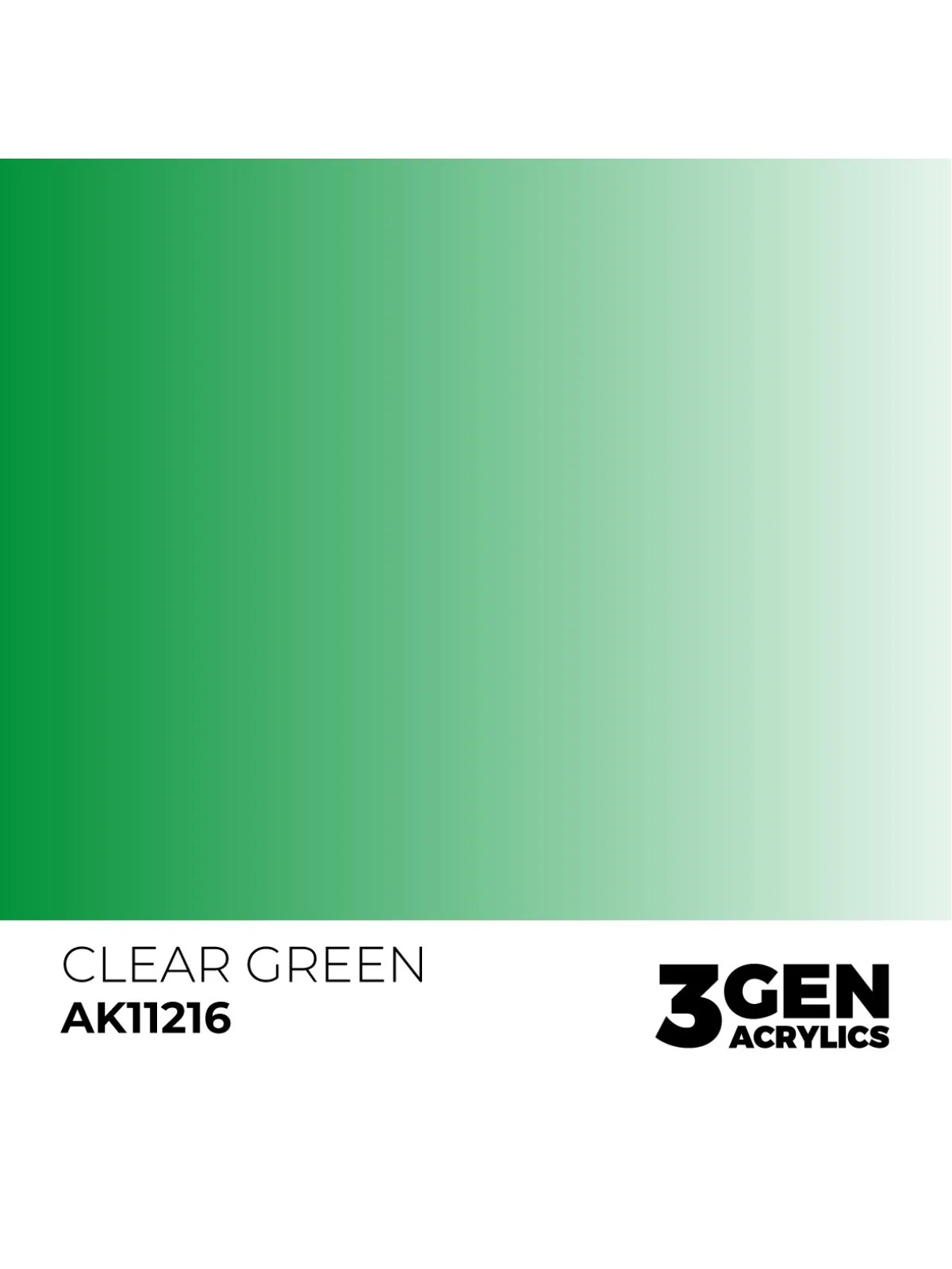 Compra Clear Green 3 Gen 17 ml (AK11216) de AK Interactive al mejor pr