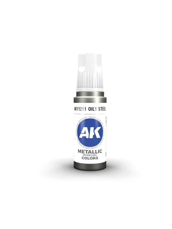 Compra Oily Steel Metallic 3 Gen 17 ml (AK11211) de AK Interactive al 
