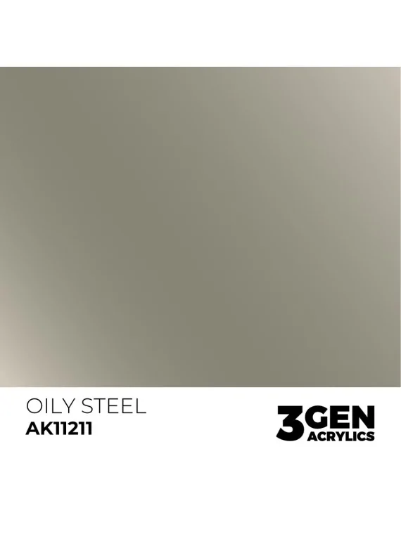 Compra Oily Steel Metallic 3 Gen 17 ml (AK11211) de AK Interactive al 