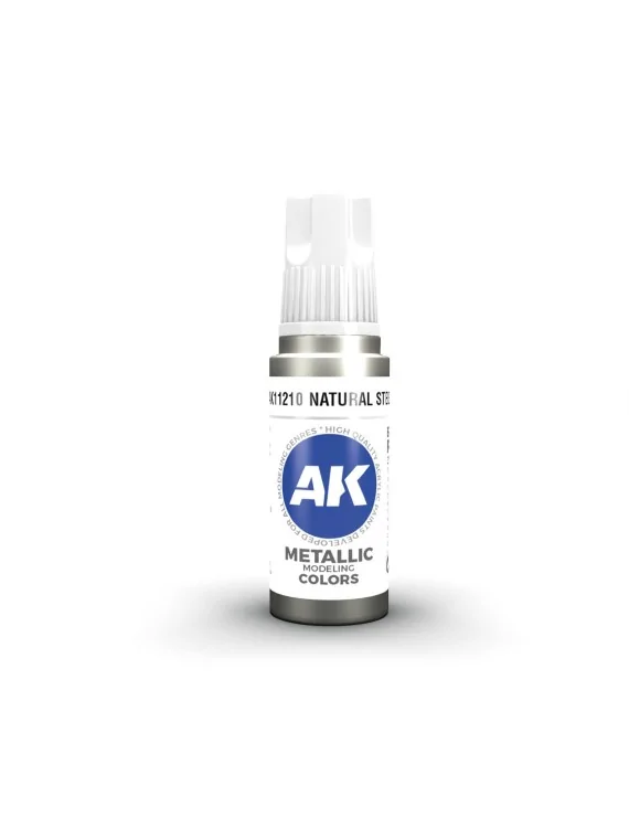 Compra Natural Steel Metallic 3 Gen 17 ml (AK11210) de AK Interactive 