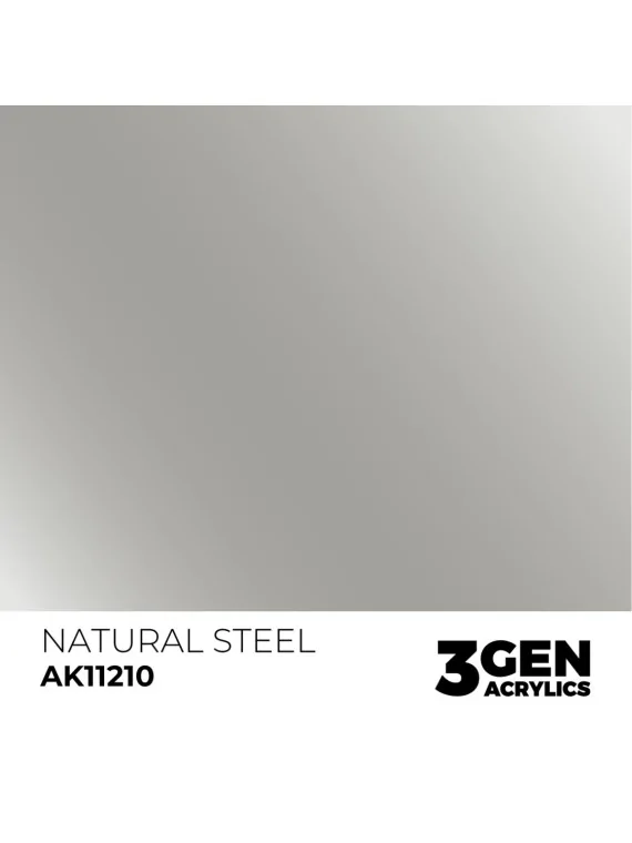 Compra Natural Steel Metallic 3 Gen 17 ml (AK11210) de AK Interactive 