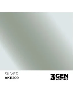 Compra Silver Metallic 3 Gen 17 ml (AK11209) de AK Interactive al mejo
