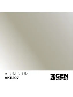 Compra Aluminium Metallic 3 Gen 17 ml (AK11207) de AK Interactive al m