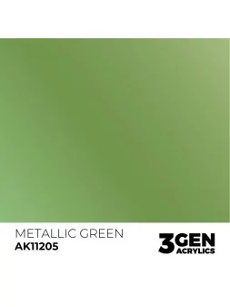 Compra Metallic Green Metallic 3 Gen 17 ml (AK11205) de AK Interactive