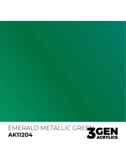 Compra Emerald Metallic Green Metallic 3 Gen 17 ml (AK11204) de AK Int
