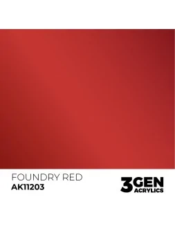 Compra Foundry Red Metallic Green Metallic 3 Gen 17 ml (AK11203) de AK